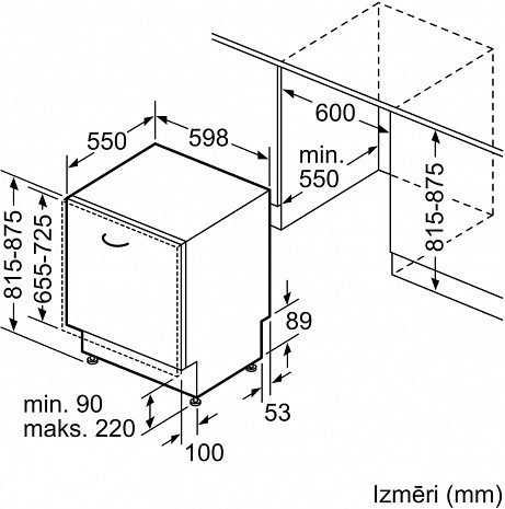 Trauku mazgājamā mašīna  SMV46KX14E
