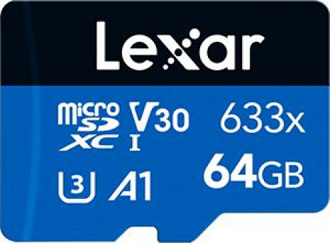 Atmiņas karte MEMORY MICRO SDXC 64GB UHS-I/W/A LMSBLPL064G-BNANG LEXAR LMSBLPL064G-BNANG