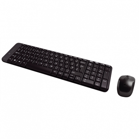 Klaviatūra MK220 Wireless Keyboard And Mouse, Keyboard layout EN/RU, Black 920-003169