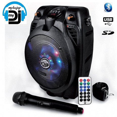 Skaņas sistēma ar karaoke  Picky6.5-LED-BT