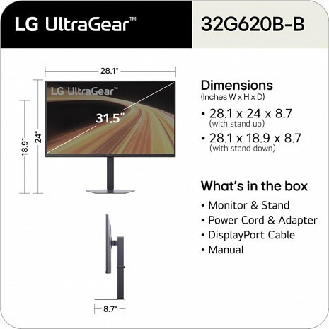 Monitors  32G620B-B