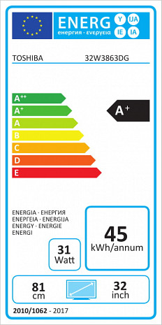 LED Televizors  32W3863DG