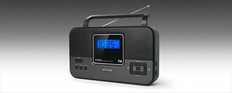 Stereo radio uztvērējs ar modinātāju M-087 R M-087R