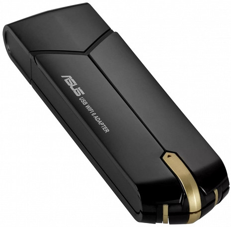 Divu joslu USB Wi-Fi adapteris Asus Wireless Dual-band USB-AX56 AX1800 (No cradle) 802.11ax 90IG06H0-MO0R10