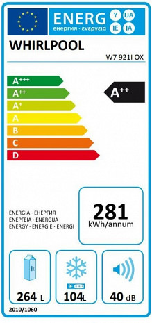 Холодильник  W7 921I OX