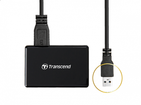 Atmiņas karšu lasītājs MEMORY READER FLASH ALL-IN-1/USB3.1 TS-RDF9K2 TRANSCEND TS-RDF9K2