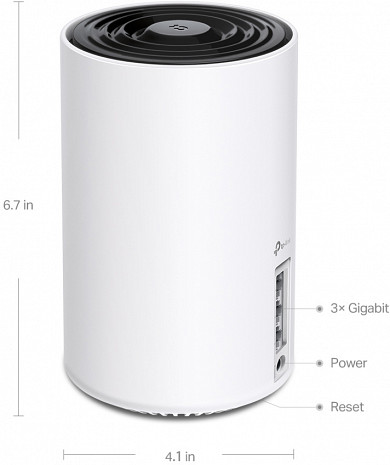 Mājas Wi-Fi tīkla sistēma (Mesh)  DECO XE75(1-PACK)
