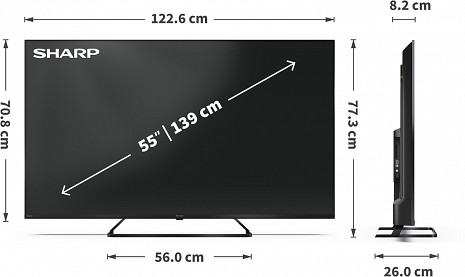QLED Televizors  55HP6265E