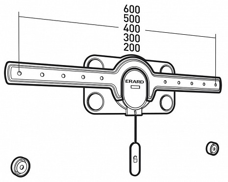 Sienas kronšteins  Fixit600