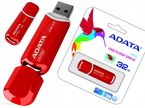 USB zibatmiņa UV150 32GB,USB,3.0,Red AUV150-32G-RRD