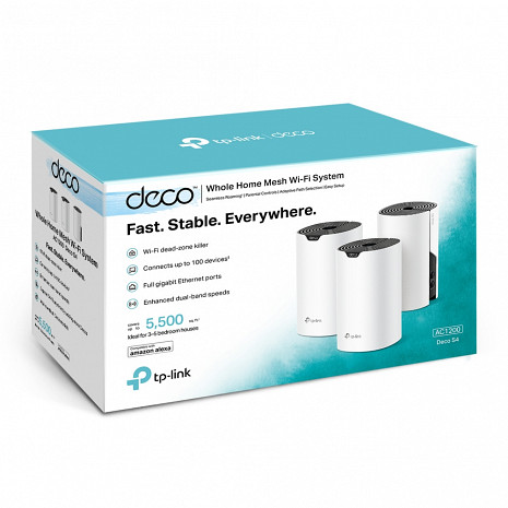 Mājas Wi-Fi tīkla sistēma (Mesh)  DECOS4(3-PACK)