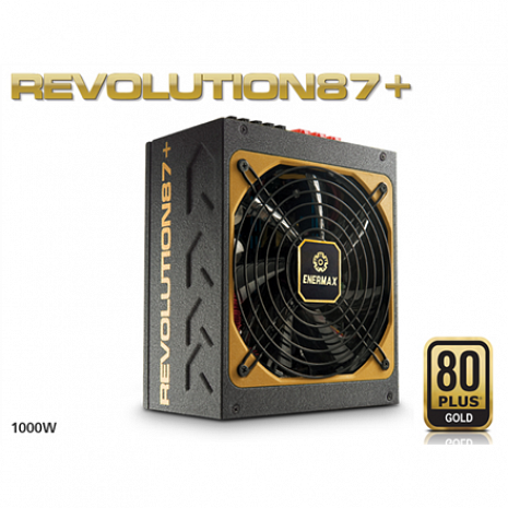 Barošanas bloks Revolution 87+ series, 80Plus Gold 1000 W ERV1000EWT-G