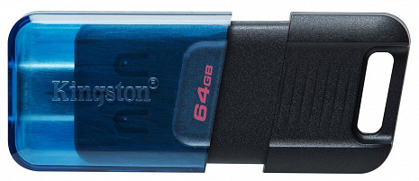 USB zibatmiņa MEMORY DRIVE FLASH USB-C/64GB DT80M/64GB KINGSTON DT80M/64GB