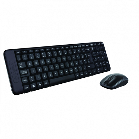 Klaviatūra MK220 Wireless Keyboard And Mouse, Keyboard layout EN/RU, Black 920-003169