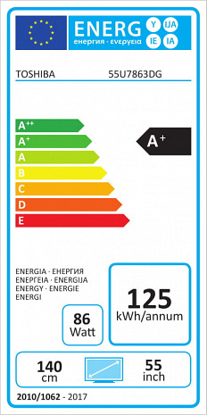 LED Televizors  55U7863DG