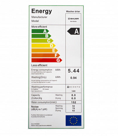 Veļas mašīna  WBX-98420EU