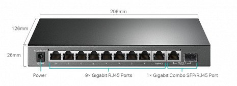 Komutators TL-SG1210MPE TL-SG1210MPE