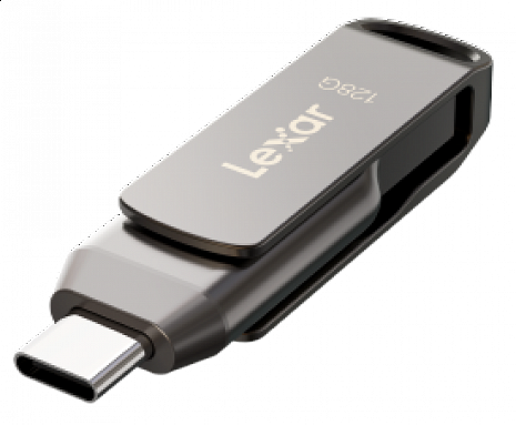 USB zibatmiņa MEMORY DRIVE FLASH USB3.1 128G/D400 LJDD400128G-BNQNG LEXAR LJDD400128G-BNQNG