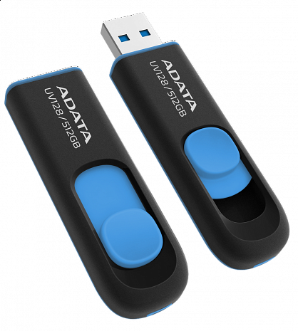 USB zibatmiņa MEMORY DRIVE FLASH USB3 512GB/BLK/BLUE AUV128-512G-RBE AUV128-512G-RBE