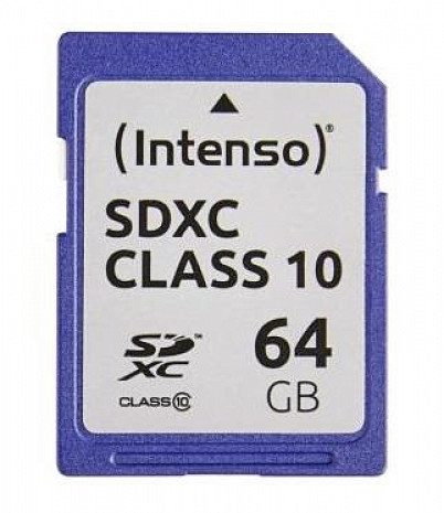 Карта памяти MEMORY SDXC 64GB C10/3411490 INTENSO 3411490