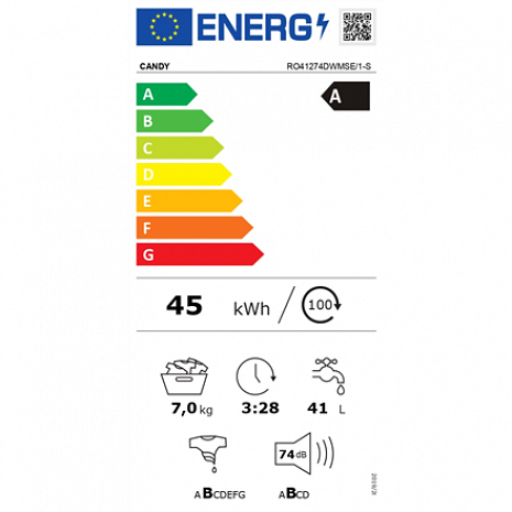 Veļas mašīna  RO41274DWMSE/1-S