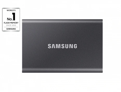 Cietais disks External SSD|SAMSUNG|T7|2TB|USB 3.2|Write speed 1000 MBytes/sec|Read speed 1050 MBytes/sec|MU-PC2T0T/WW MU-PC2T0T/WW