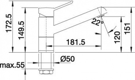 Izlietnes jaucējkrāns  B517801