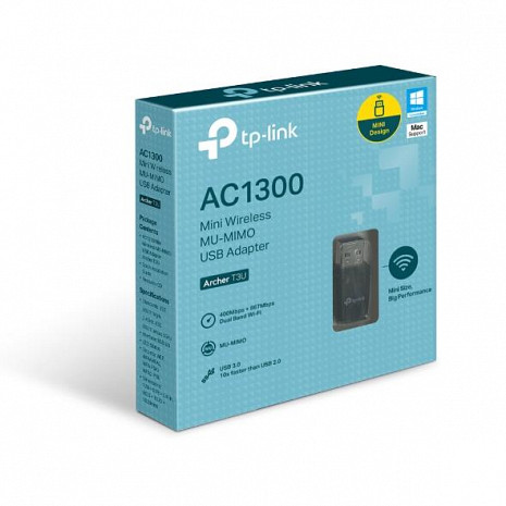 Divu joslu USB Wi-Fi adapteris  Archer T3U