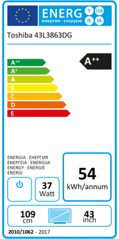 LED Televizors  43L3863DG