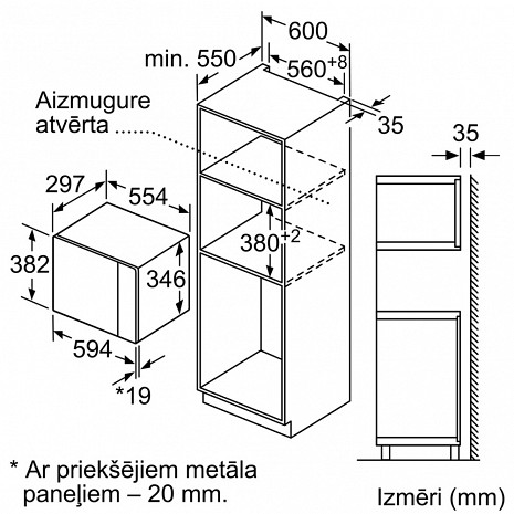 Mikroviļņu krāsns  BFL520MB0