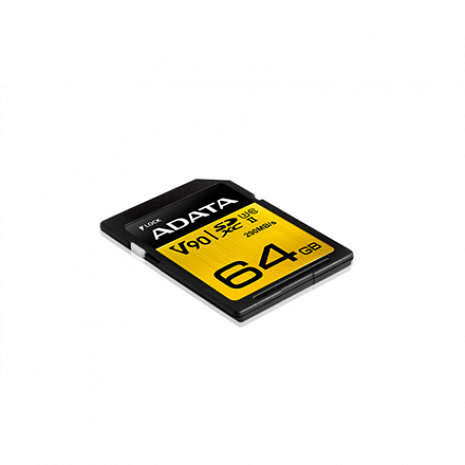 Atmiņas karte ADATA Premier ONE UHS-II U3 64 GB, SDXC, Flash memory class 10 ASDX64GUII3CL10-C