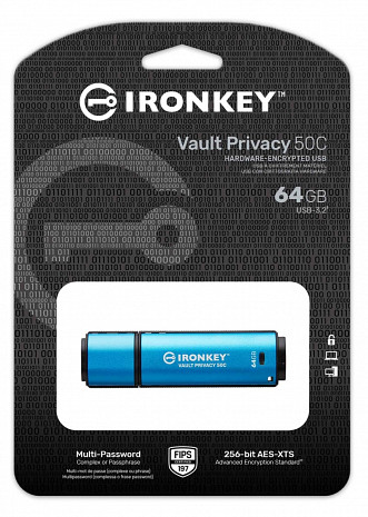 USB zibatmiņa MEMORY DRIVE FLASH USB-C 64GB/IKVP50C/64GB IKVP50C/64GB