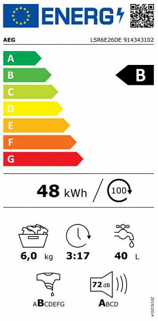 Veļas mašīna  LSR6E26DE