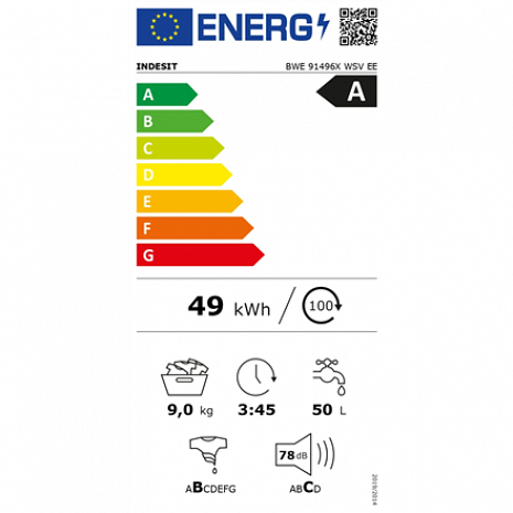 Veļas mašīna  BWE 91496X WSV EE