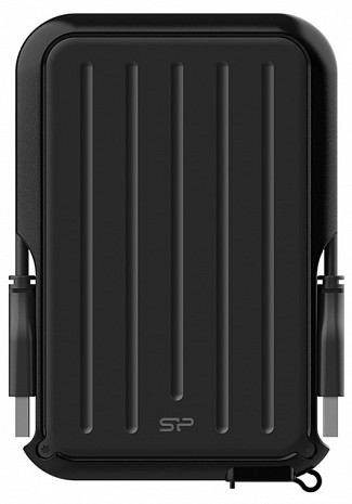 Cietais disks Silicon Power Portable Hard Drive ARMOR A66 2000 GB, USB 3.2 Gen1, Black SP020TBPHD66SS3K