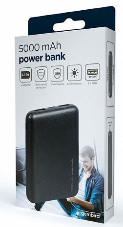 Ārējais akumulators (power bank)  PB05-02