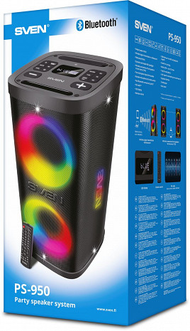 Skaņas sistēma ar karaoke  PS-950 Black