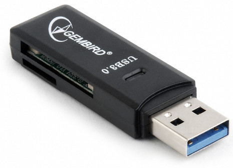 Atmiņas karšu lasītājs MEMORY READER USB3 SD/UHB-CR3-01 GEMBIRD UHB-CR3-01