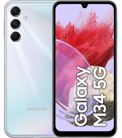 Смартфон Galaxy M34 5G SM-M34 Silver 128 5G