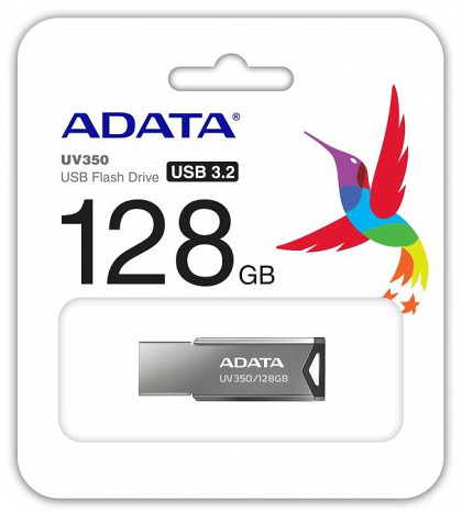 USB zibatmiņa MEMORY DRIVE FLASH USB3.2/128GB AUV350-128G-RBK ADATA AUV350-128G-RBK