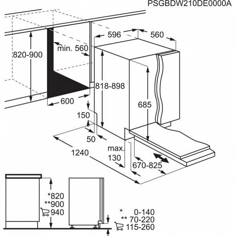 Trauku mazgājamā mašīna  FSE94848P