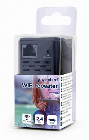Wi-Fi Bezvadu tīkla pārklājuma paplašinātājs  WNP-RP300-03-BK