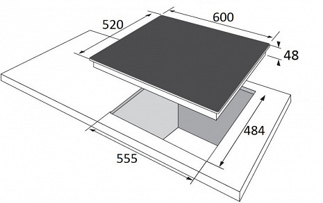 Plīts virsma  BHKB630500