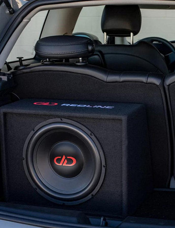 Auto komplekts (auto sabvūferis + auto pastiprinātājs)  BASSKIT DD REDLINE12