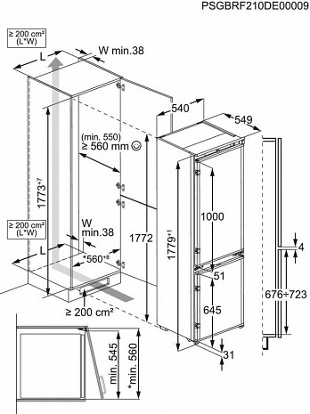 Ledusskapis  ENV9MC18S