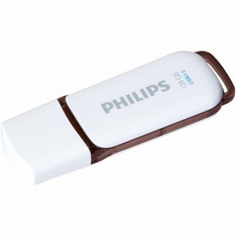 USB zibatmiņa PHILIPS USB 3.0 Snow Edition Brown 128GB Flash Drive atmiņa 665380