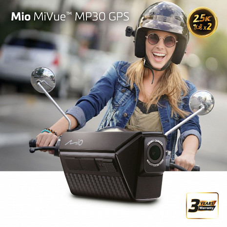 Motociklu video reģistrators MiVue MP30 5415N7490007