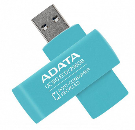 USB zibatmiņa MEMORY DRIVE FLASH USB3.2 256G/GREEN UC310E-256G-RGN ADATA UC310E-256G-RGN