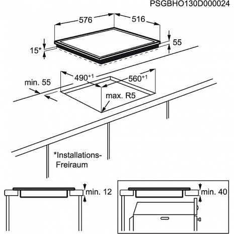 Plīts virsma  HK634150XB