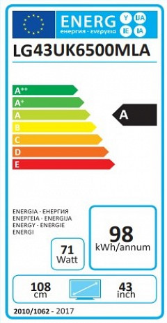 LED Televizors  43UK6500MLA